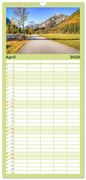 Tirol - Herbst am Achensee (CALVENDO Familienplaner 2026)