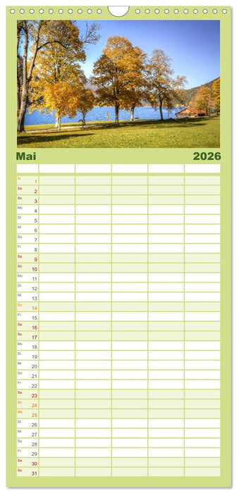 Tirol - Herbst am Achensee (CALVENDO Familienplaner 2026)