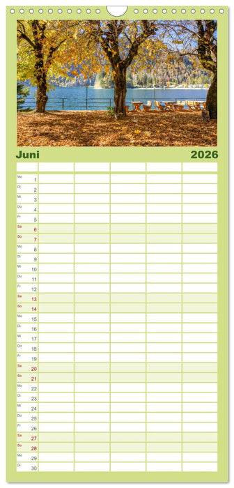 Tirol - Herbst am Achensee (CALVENDO Familienplaner 2026)