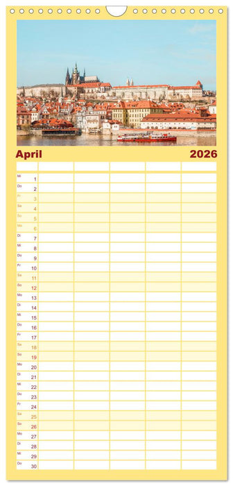 Prag - Die wunderschöne Hauptstadt von Tschechien. (CALVENDO Familienplaner 2026)