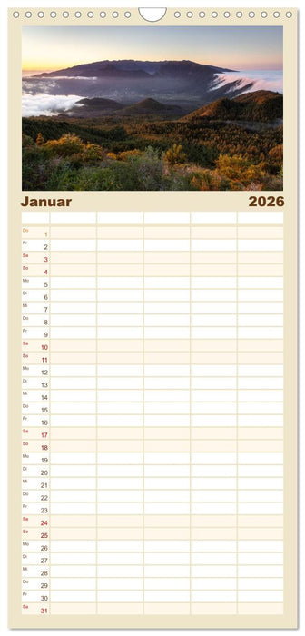 La Palma - La Isla Bonita (CALVENDO Familienplaner 2026)