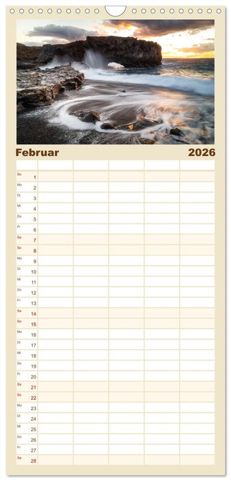 La Palma - La Isla Bonita (CALVENDO Familienplaner 2026)