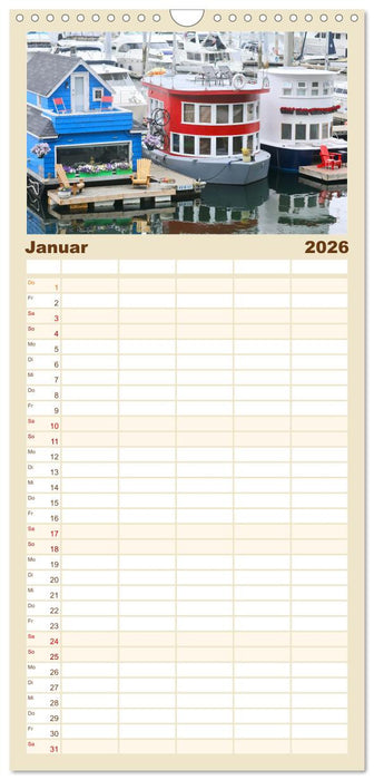 12 Gründe, Vancouver zu lieben. (CALVENDO Familienplaner 2026)