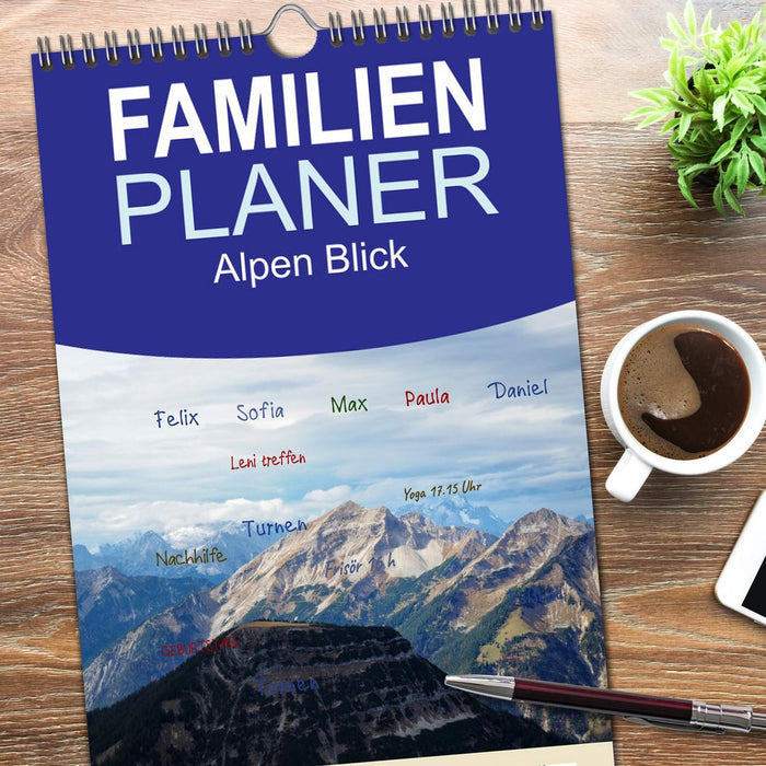 Alpen Blick (CALVENDO Familienplaner 2026)