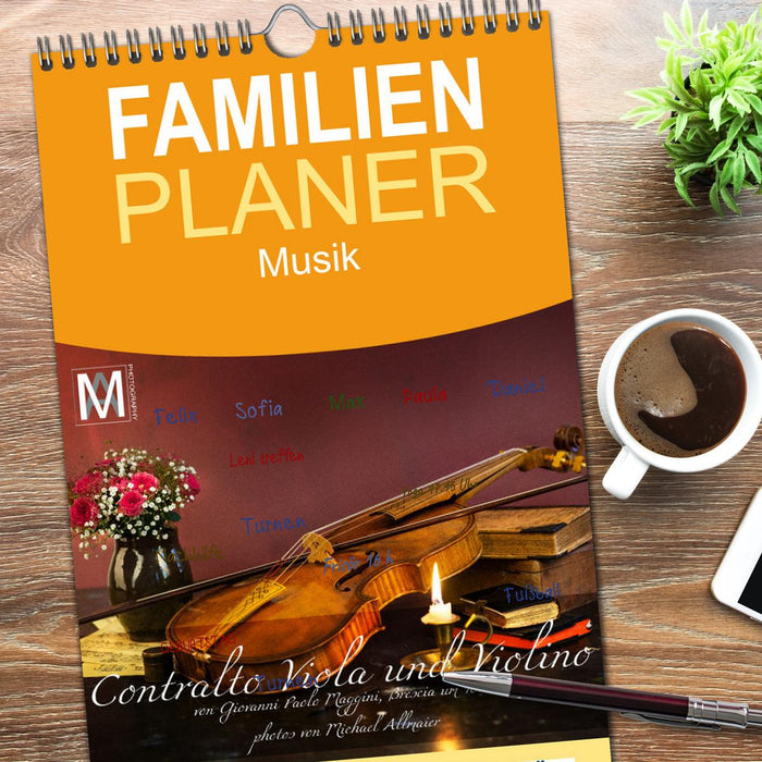 Centralto Viola und Violino (CALVENDO Familienplaner 2026)