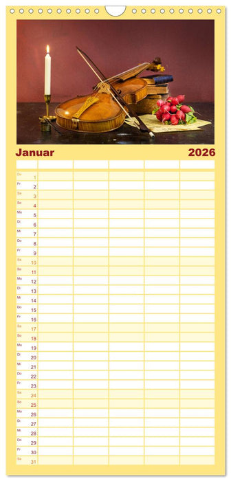 Centralto Viola und Violino (CALVENDO Familienplaner 2026)