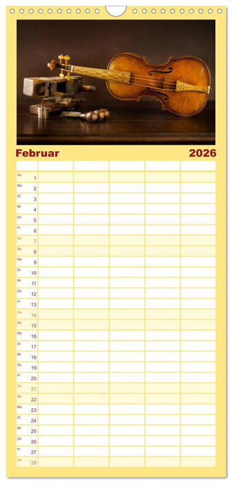 Centralto Viola und Violino (CALVENDO Familienplaner 2026)