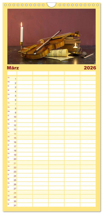 Centralto Viola und Violino (CALVENDO Familienplaner 2026)