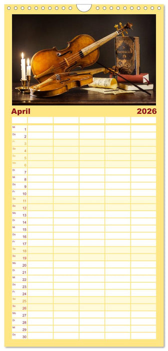 Centralto Viola und Violino (CALVENDO Familienplaner 2026)