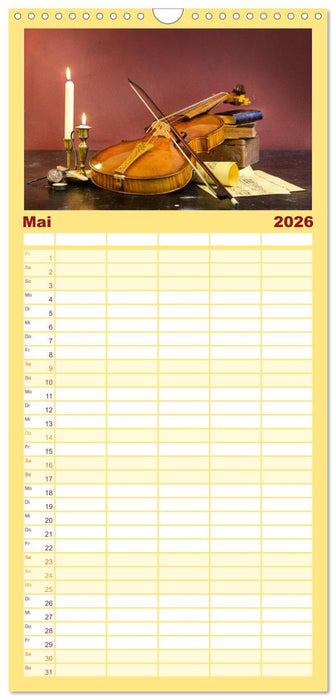 Centralto Viola und Violino (CALVENDO Familienplaner 2026)