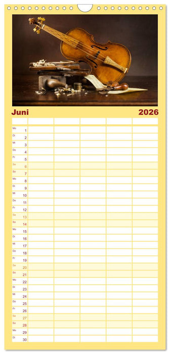 Centralto Viola und Violino (CALVENDO Familienplaner 2026)