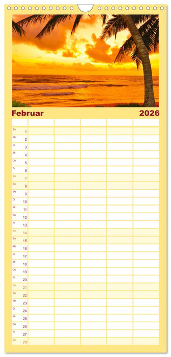 Sri Lanka - Eine wahre Perle im Indischen Ozean (CALVENDO Familienplaner 2026)