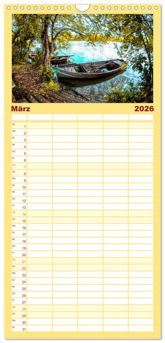 Sri Lanka - Eine wahre Perle im Indischen Ozean (CALVENDO Familienplaner 2026)