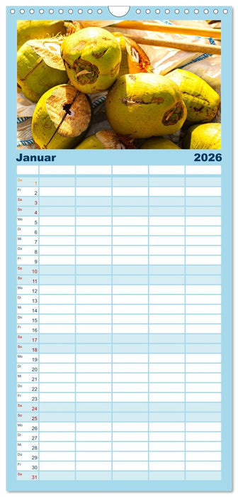 Bahamas - Paradiesische Strände. (CALVENDO Familienplaner 2026)