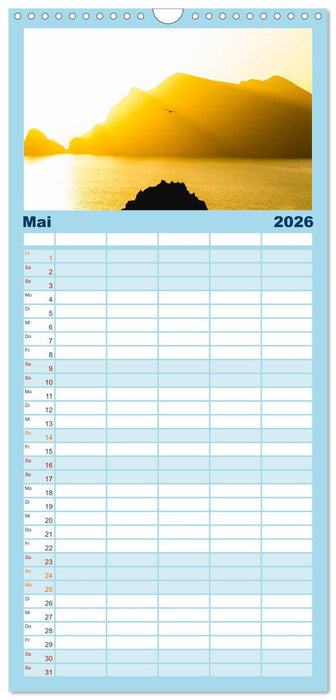 Bahamas - Paradiesische Strände. (CALVENDO Familienplaner 2026)