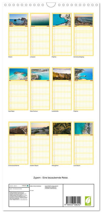 Zypern - Eine bezaubernde Reise. (CALVENDO Familienplaner 2026)