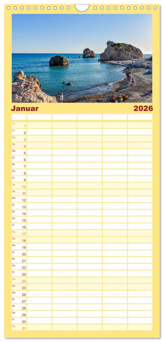 Zypern - Eine bezaubernde Reise. (CALVENDO Familienplaner 2026)