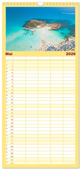 Zypern - Eine bezaubernde Reise. (CALVENDO Familienplaner 2026)