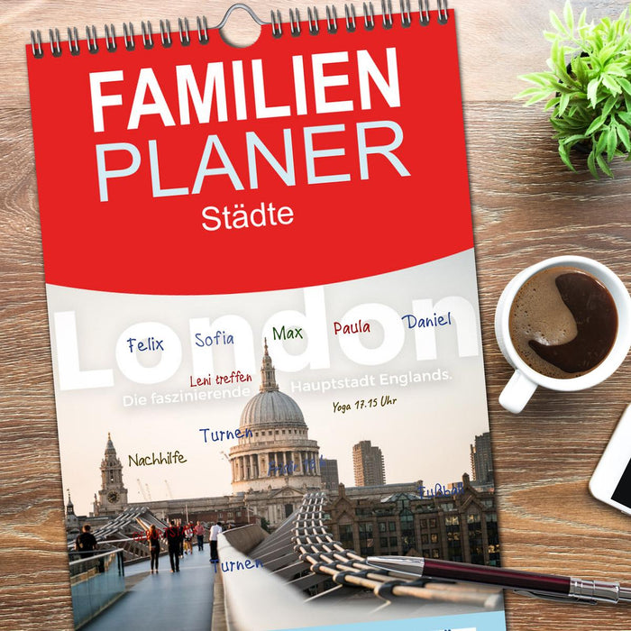 London - Die faszinierende Hauptstadt Englands. (CALVENDO Familienplaner 2026)