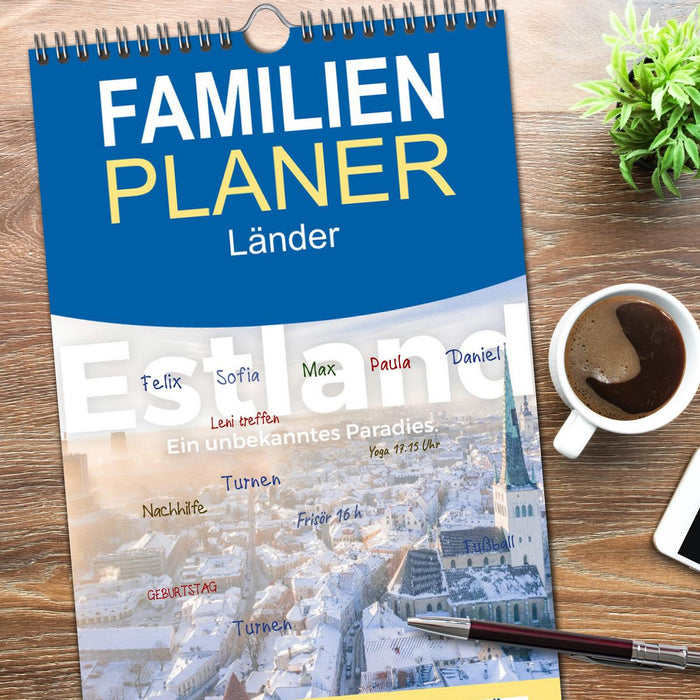 Estland - Ein unbekanntes Paradies. (CALVENDO Familienplaner 2026)