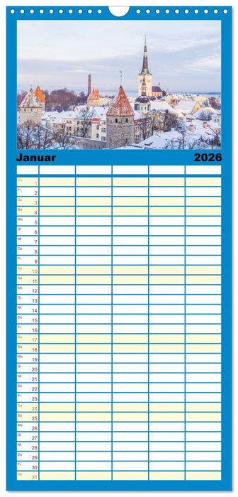 Estland - Ein unbekanntes Paradies. (CALVENDO Familienplaner 2026)