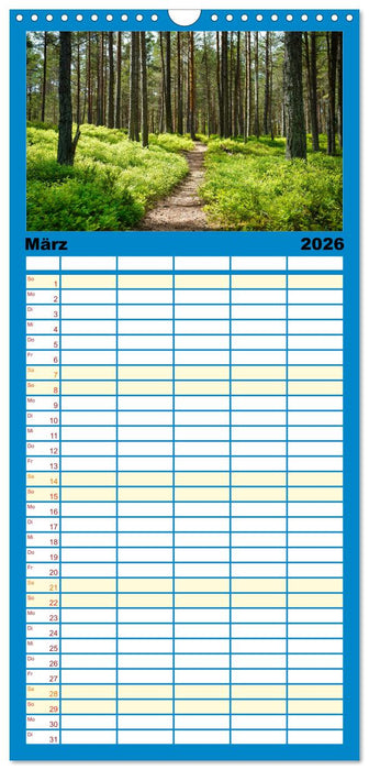 Estland - Ein unbekanntes Paradies. (CALVENDO Familienplaner 2026)