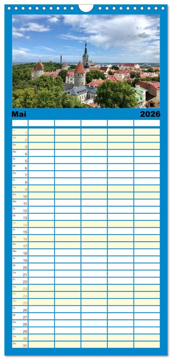 Estland - Ein unbekanntes Paradies. (CALVENDO Familienplaner 2026)