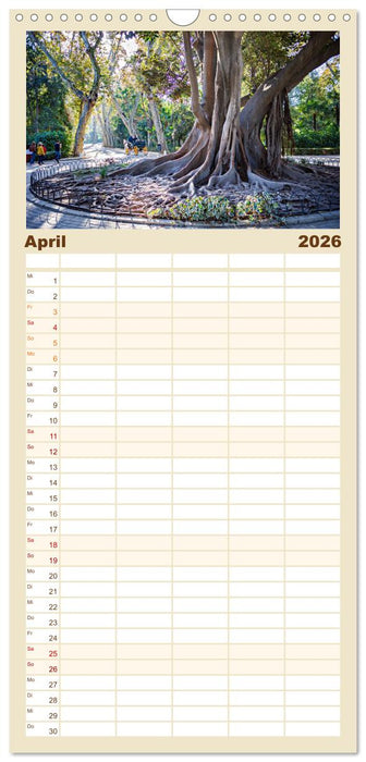 Sevilla - die andalusische Hauptstadt (CALVENDO Familienplaner 2026)