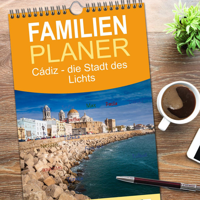 Cádiz - die Stadt des Lichts (CALVENDO Familienplaner 2026)