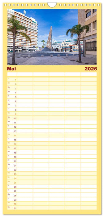 Cádiz - die Stadt des Lichts (CALVENDO Familienplaner 2026)