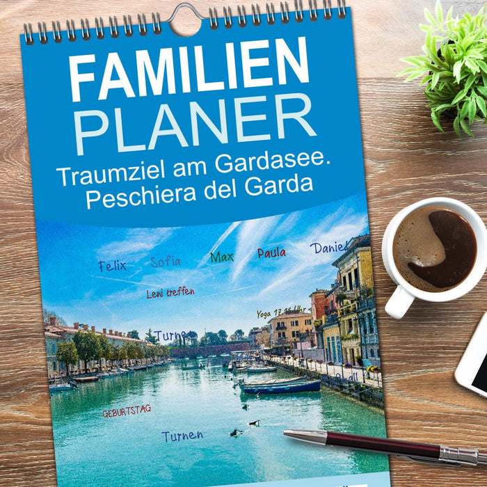 Traumziel am Gardasee. Peschiera del Garda (CALVENDO Familienplaner 2026)