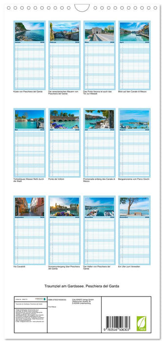 Traumziel am Gardasee. Peschiera del Garda (CALVENDO Familienplaner 2026)