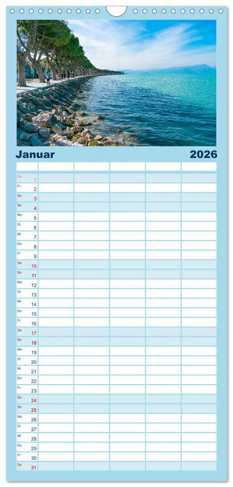 Traumziel am Gardasee. Peschiera del Garda (CALVENDO Familienplaner 2026)