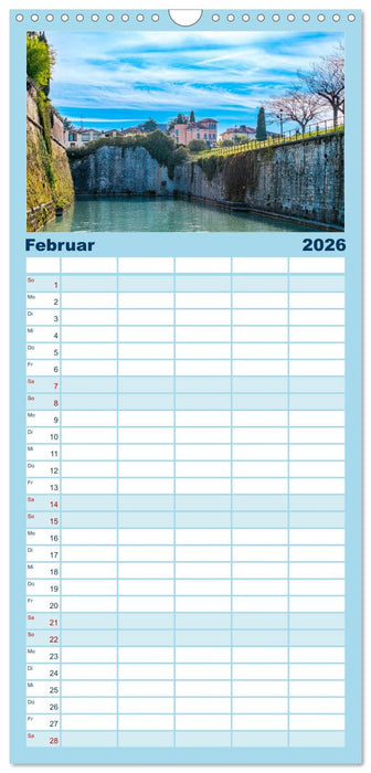 Traumziel am Gardasee. Peschiera del Garda (CALVENDO Familienplaner 2026)