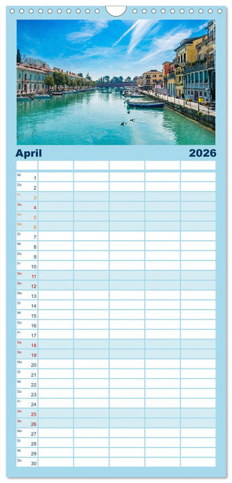 Traumziel am Gardasee. Peschiera del Garda (CALVENDO Familienplaner 2026)