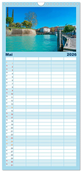 Traumziel am Gardasee. Peschiera del Garda (CALVENDO Familienplaner 2026)