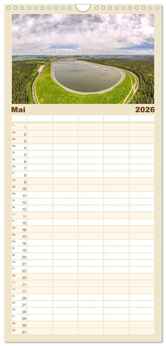 Unser Erzgebirge von oben (CALVENDO Familienplaner 2026)