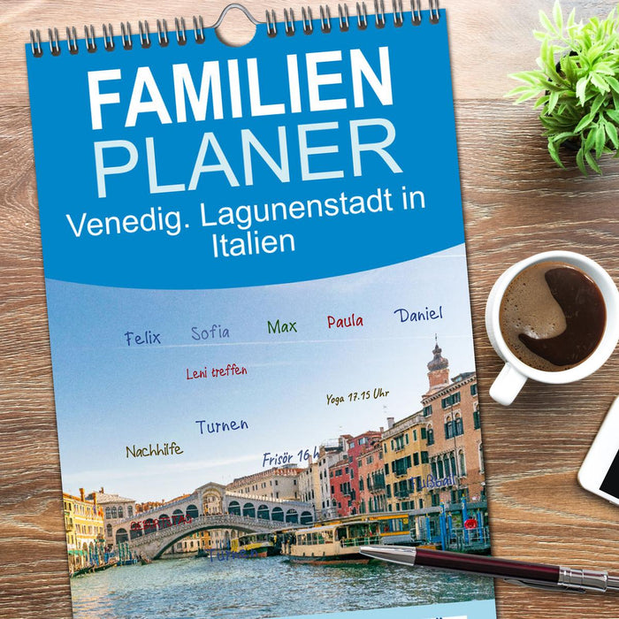 Venedig. Lagunenstadt in Italien (CALVENDO Familienplaner 2026)