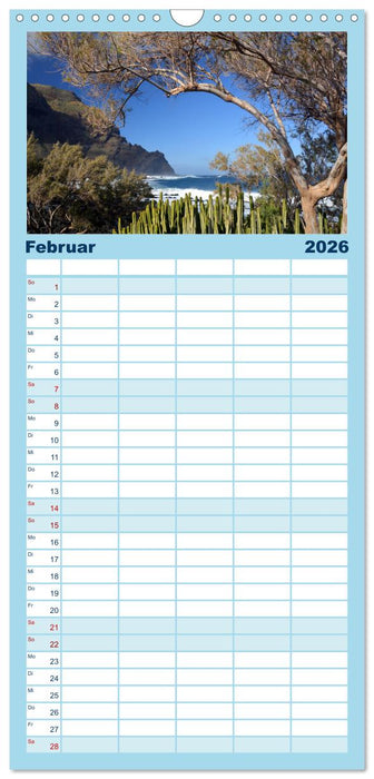 Teneriffa Insel der Glückseeligen (CALVENDO Familienplaner 2026)