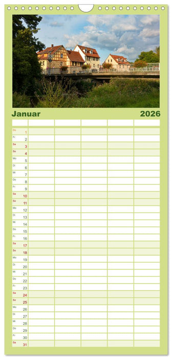 In und um Ostheim vor der Rhön (CALVENDO Familienplaner 2026)