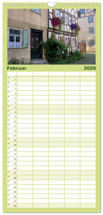 In und um Ostheim vor der Rhön (CALVENDO Familienplaner 2026)