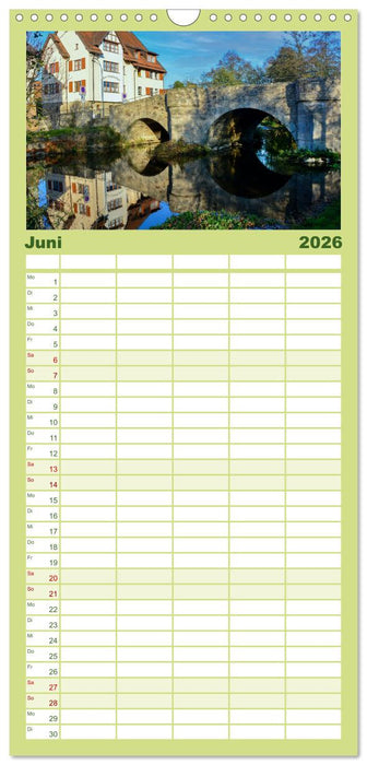 In und um Ostheim vor der Rhön (CALVENDO Familienplaner 2026)