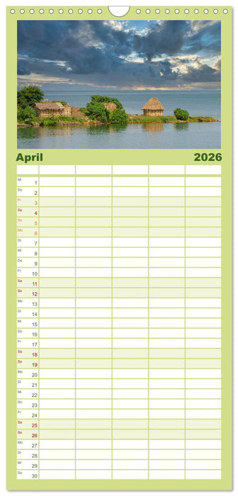 KONGO - das dunkle Herz Afrikas (CALVENDO Familienplaner 2026)