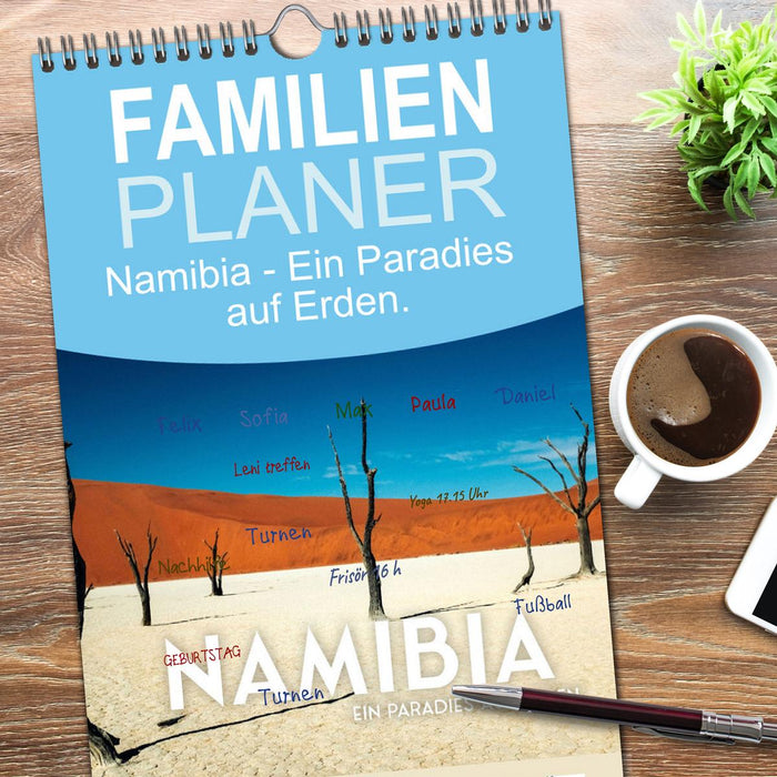 Namibia - Ein Paradies auf Erden. (CALVENDO Familienplaner 2026)