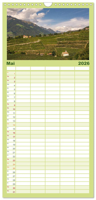 Zauberhaftes Südtirol (CALVENDO Familienplaner 2026)