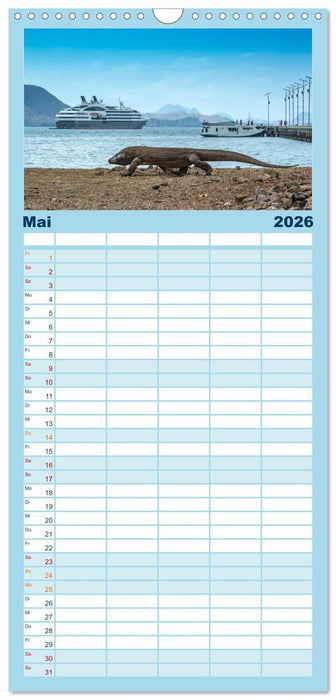 Drachen: Geheimnisvolles Tierreich (CALVENDO Familienplaner 2026)