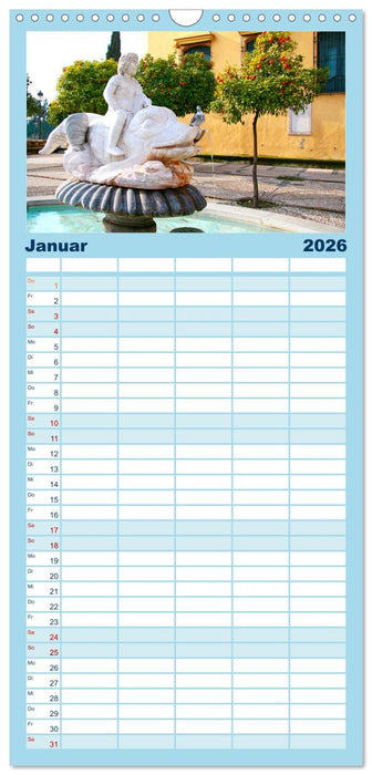 Schöne Wasserspiele (CALVENDO Familienplaner 2026)