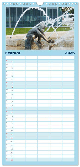 Schöne Wasserspiele (CALVENDO Familienplaner 2026)