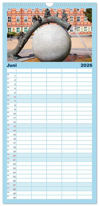 Schöne Wasserspiele (CALVENDO Familienplaner 2026)