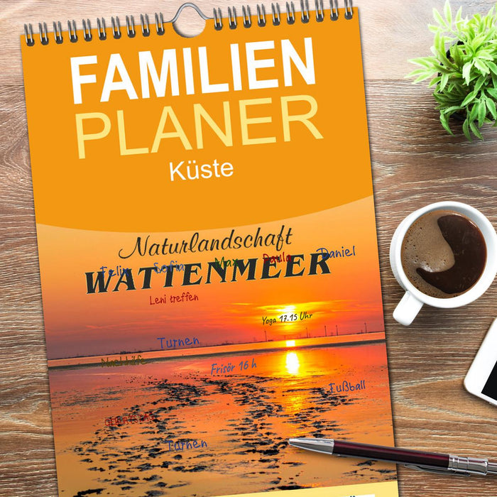 Naturlandschaft WATTENMEER (CALVENDO Familienplaner 2026)